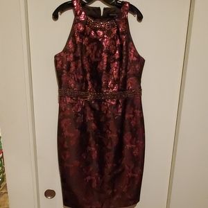 Carmen Marc Valvo Embellished womens Dress sz. 14